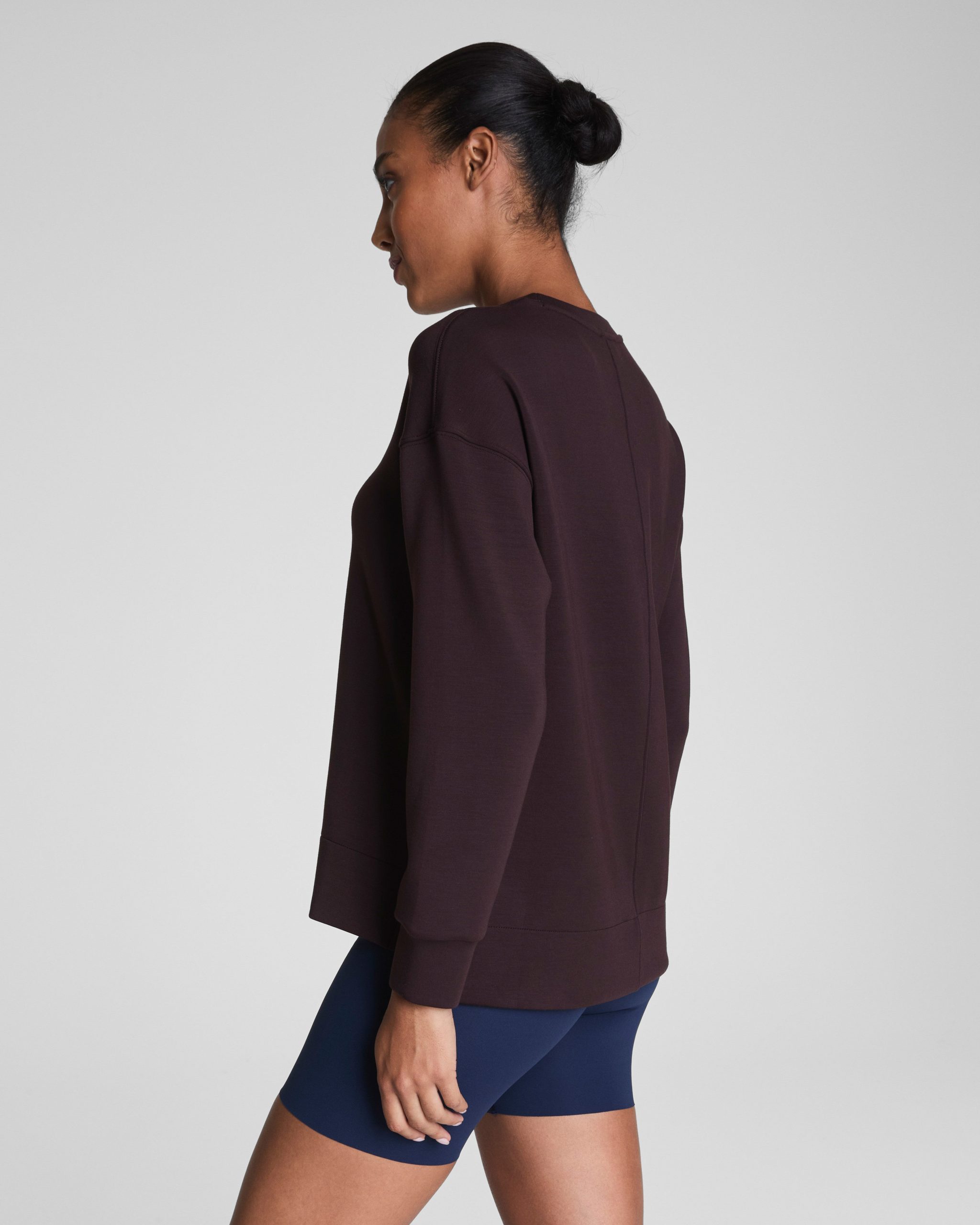 SPANX AirEssentials? Crewneck Tunic | Truffle Brown - Image 2