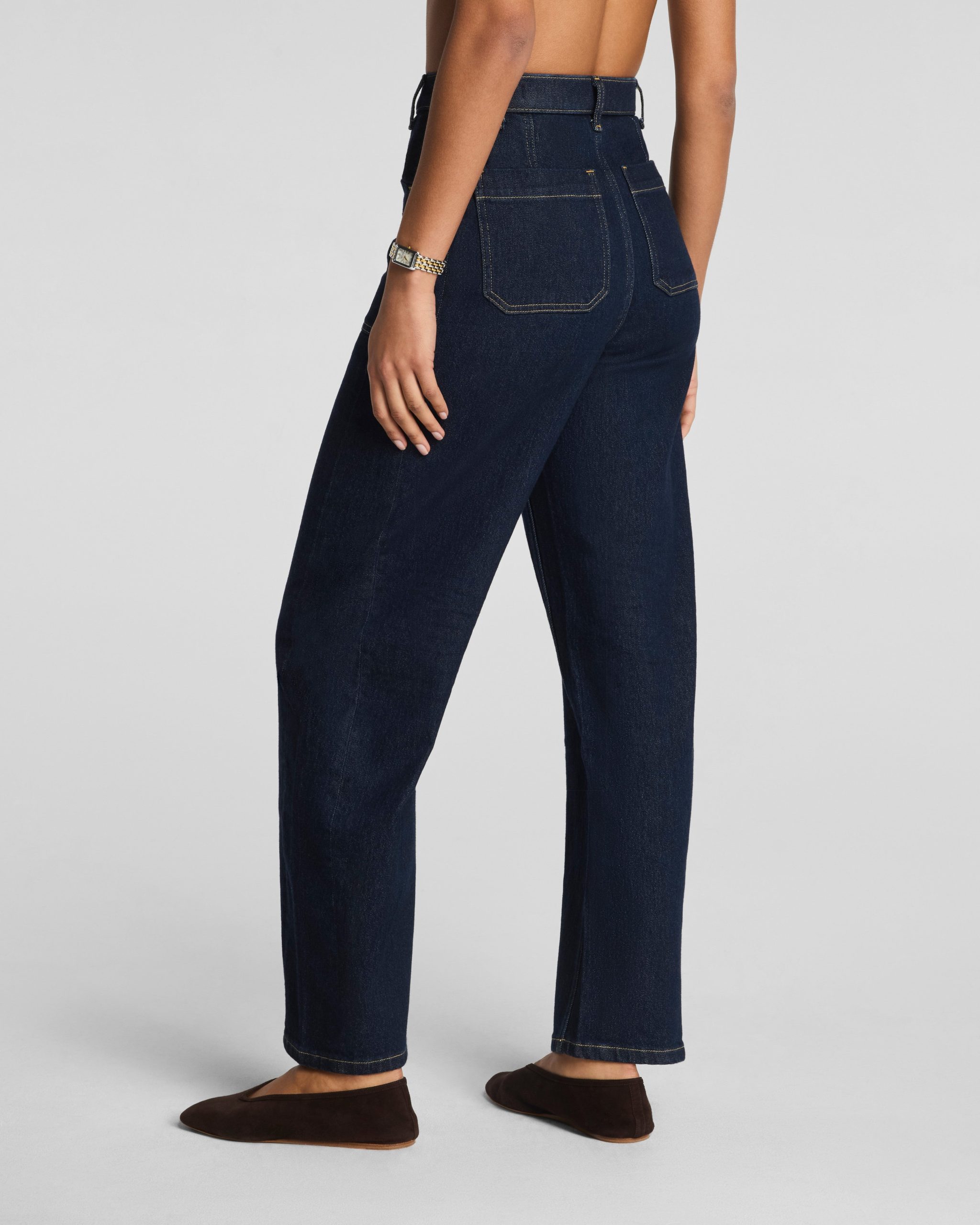 SPANXshape? Authentic 360 Utility Barrel Leg Jeans | Marina - Image 3