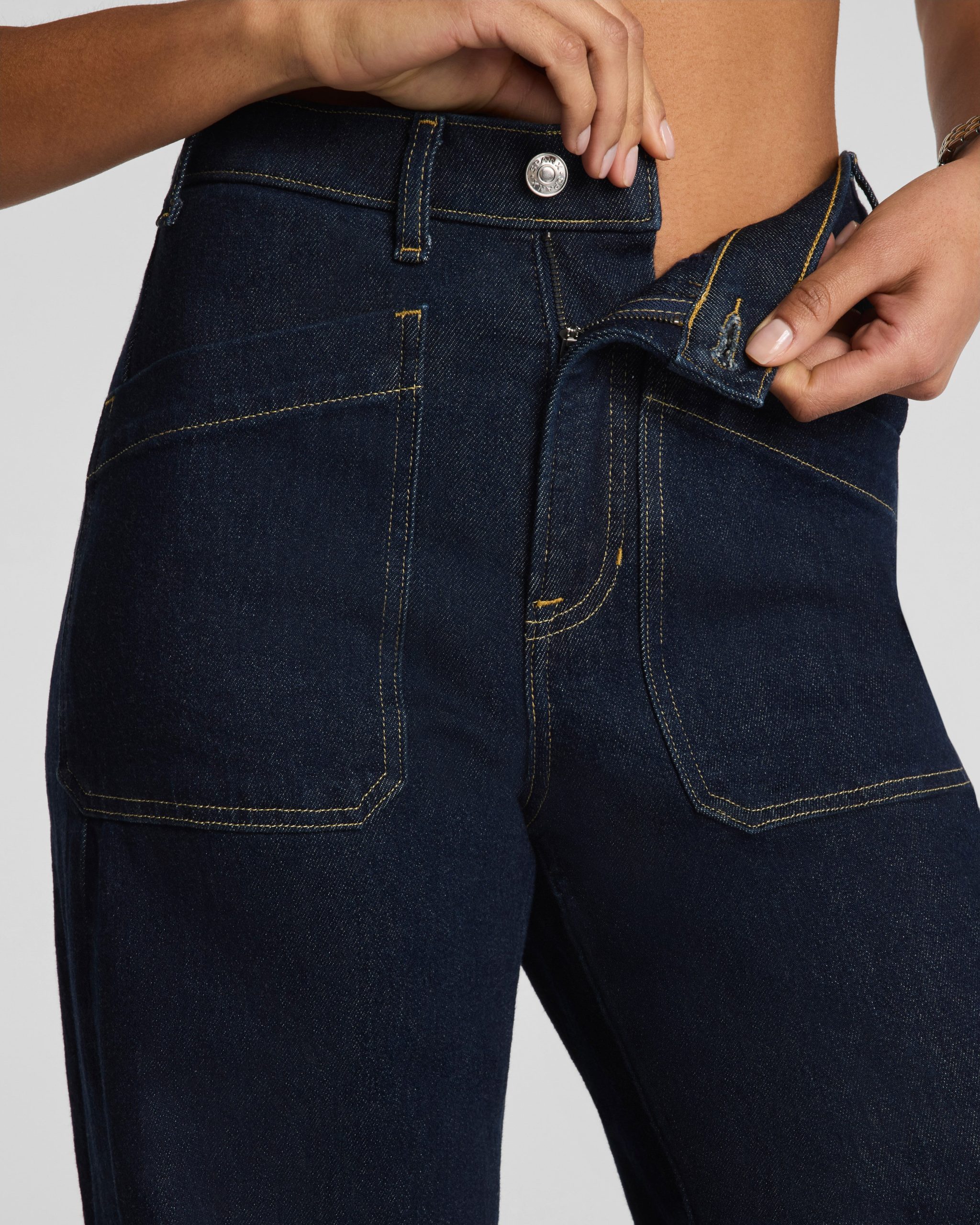 SPANXshape? Authentic 360 Utility Barrel Leg Jeans | Marina - Image 4