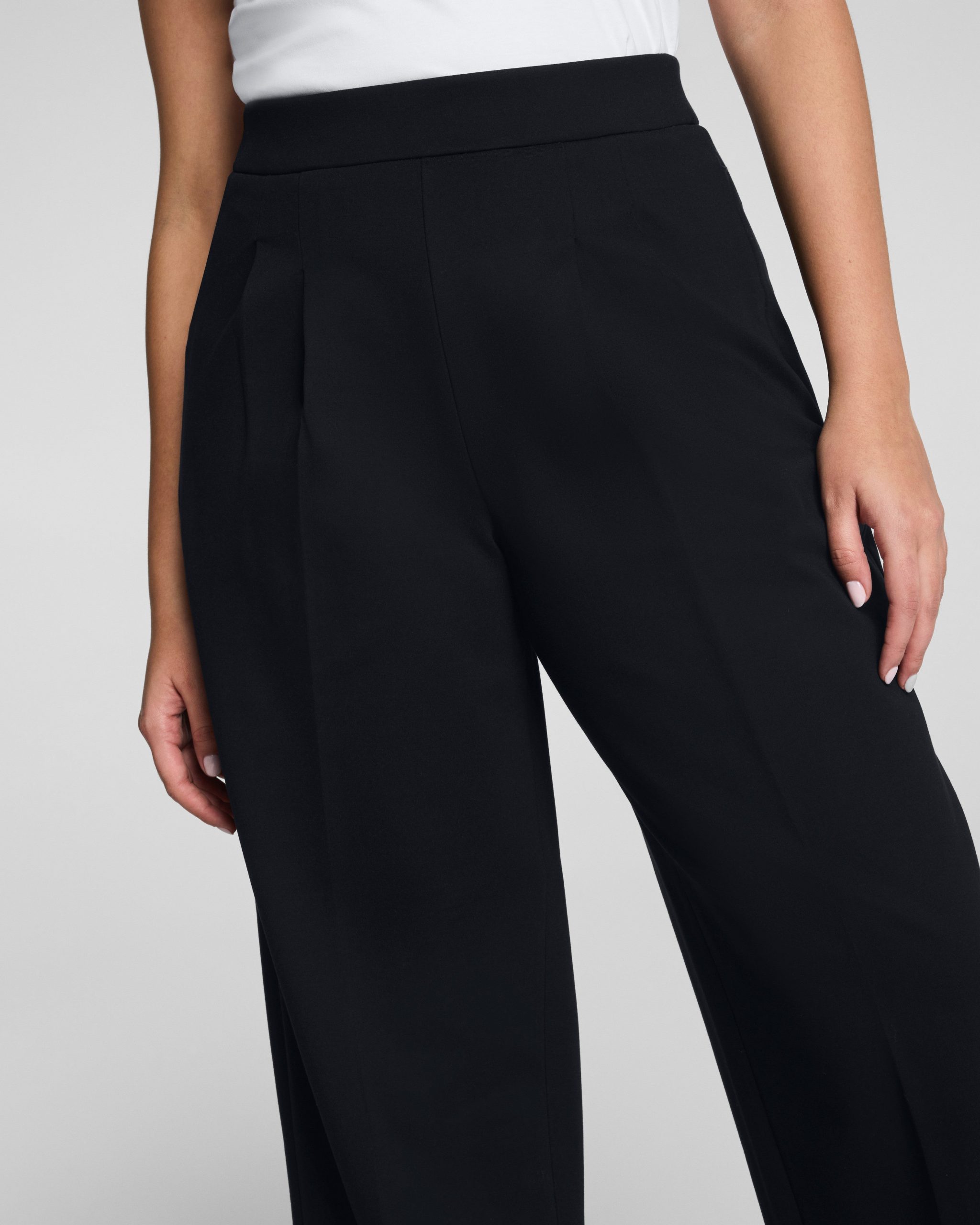 SPANX? Ponte Pleated Tapered Pant | Classic Black - Image 4