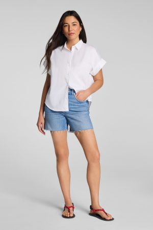 SPANXshape? Authentic 360 Raw Hem Jean Short. 5 | Elysian