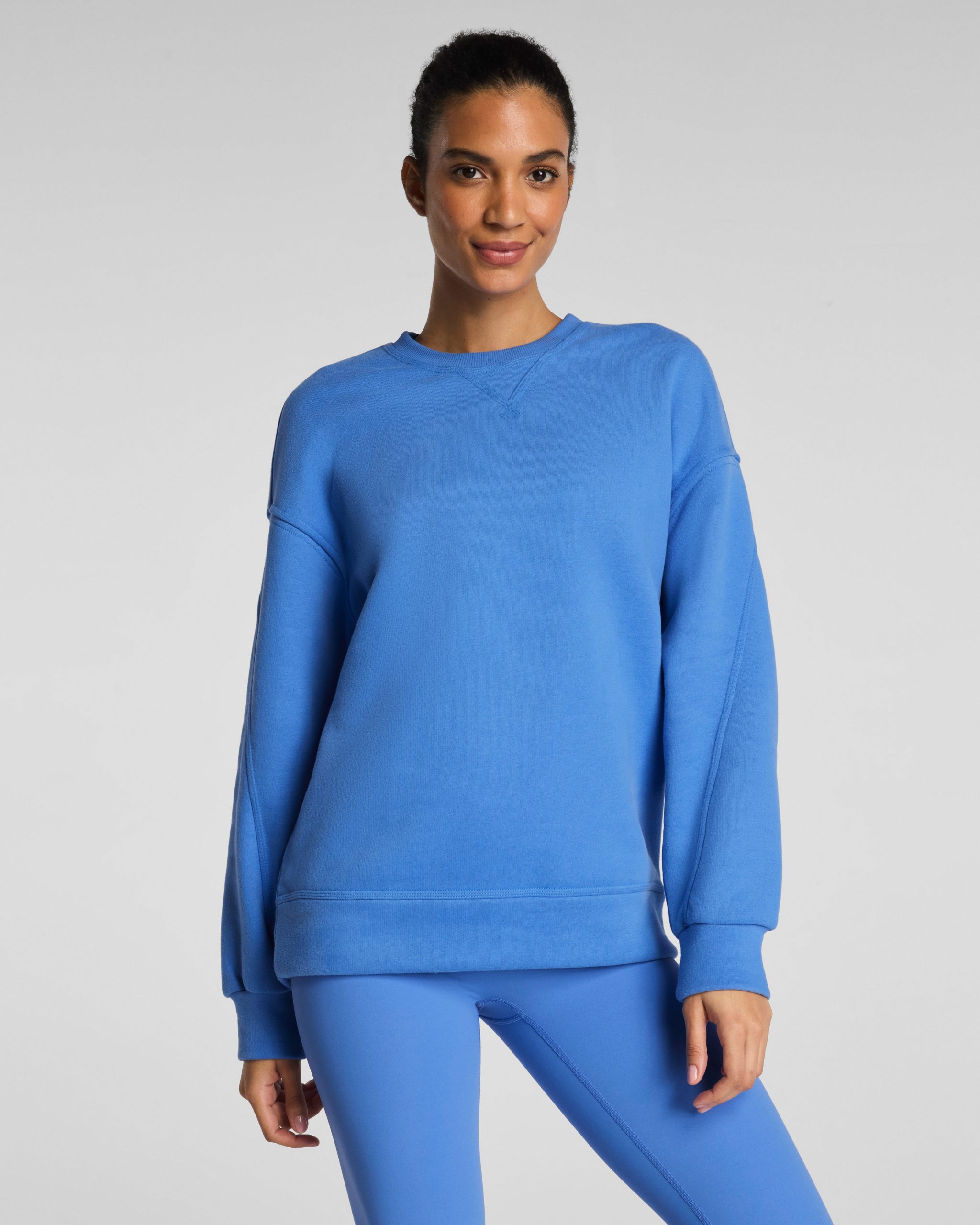 SPANX? BoostUp Cotton Fleece Crewneck Tunic | Aster