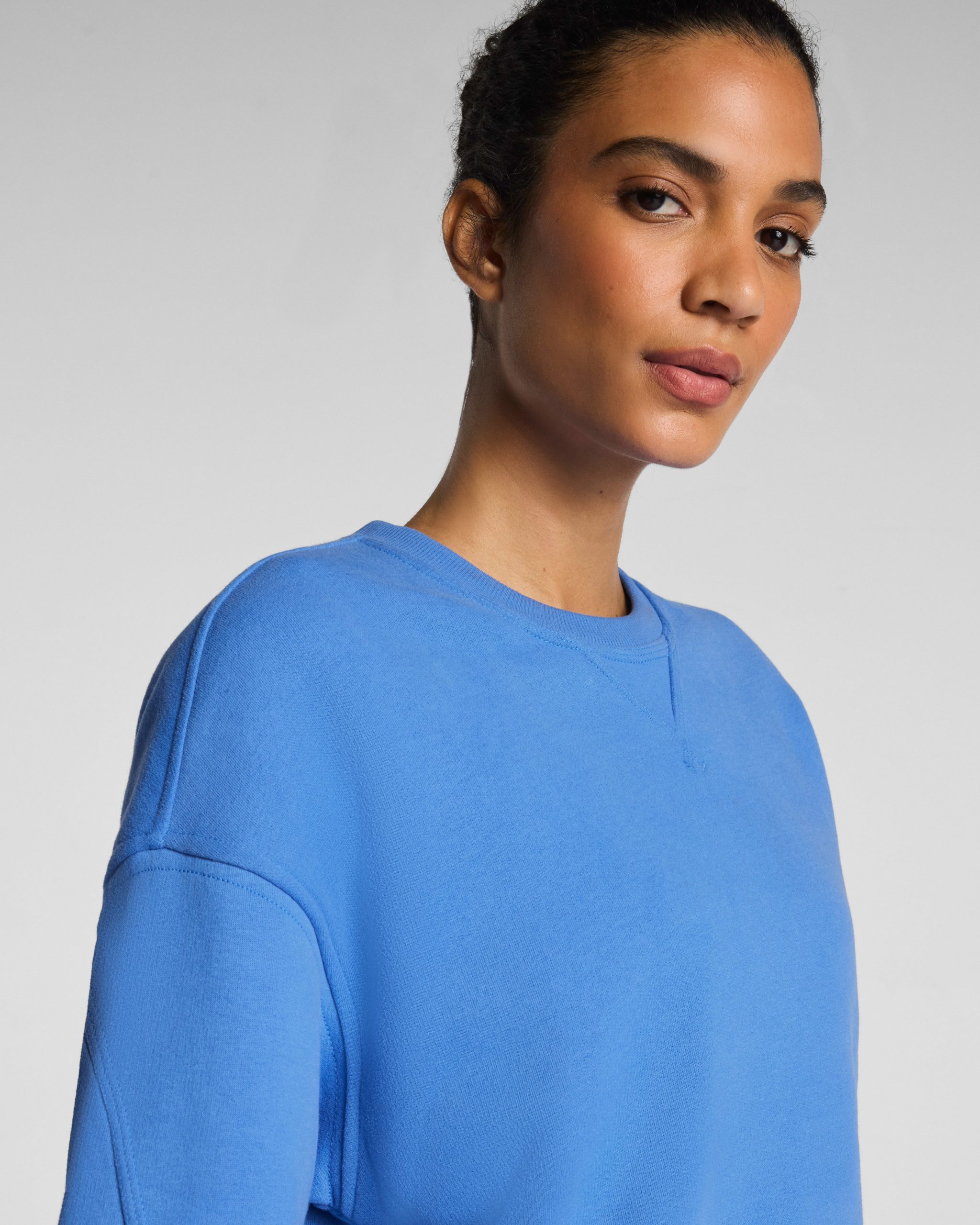 SPANX? BoostUp Cotton Fleece Crewneck Tunic | Aster - Image 3