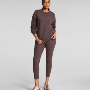 SPANXshape?  BodyLine 7/8 Leggings with Mid-Tummy Compression | Dark Cacao
