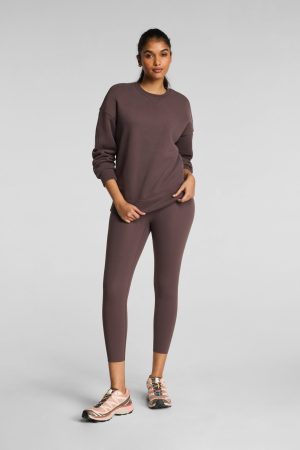 SPANXshape? BodyLine 7/8 Leggings with Mid-Tummy Compression | Dark Cacao