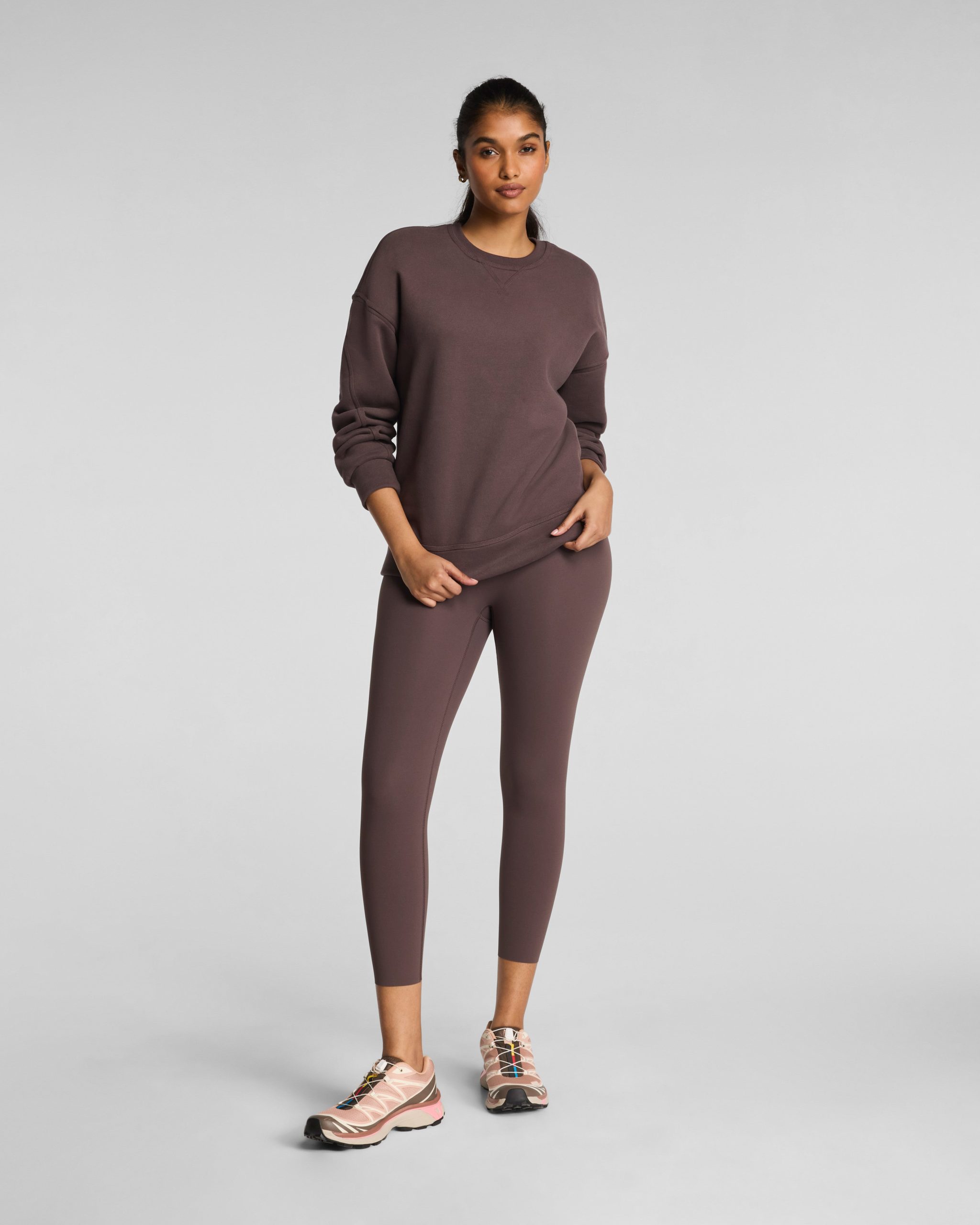SPANXshape? BodyLine 7/8 Leggings with Mid-Tummy Compression | Dark Cacao