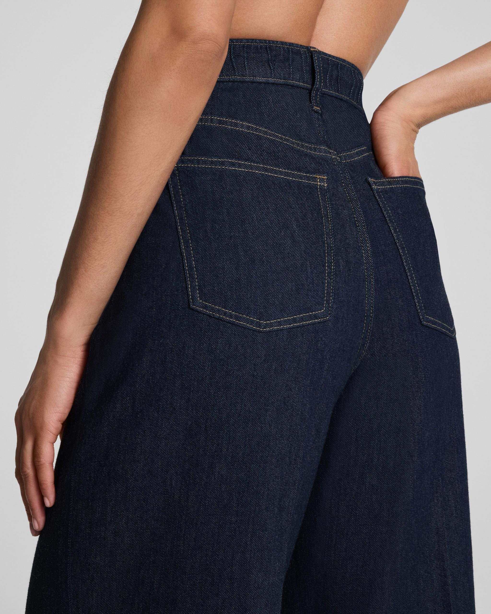 SPANXsupersmooth? Authentic 360 Lightweight Super Wide Leg Jeans | Deep Sea - Image 5