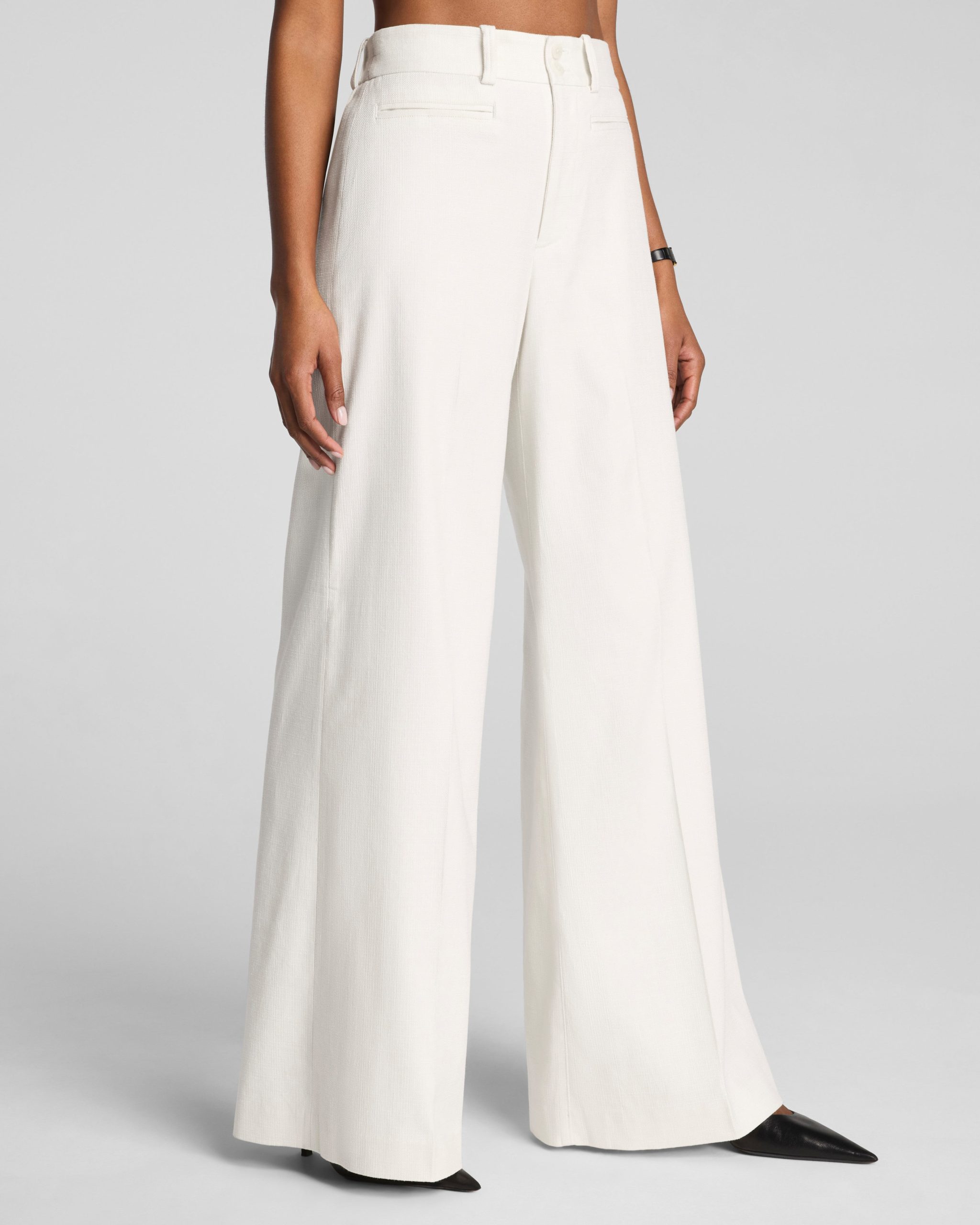 SPANX? EasyBreezy Cotton Linen Super Wide Leg Pant | Ivory - Image 2
