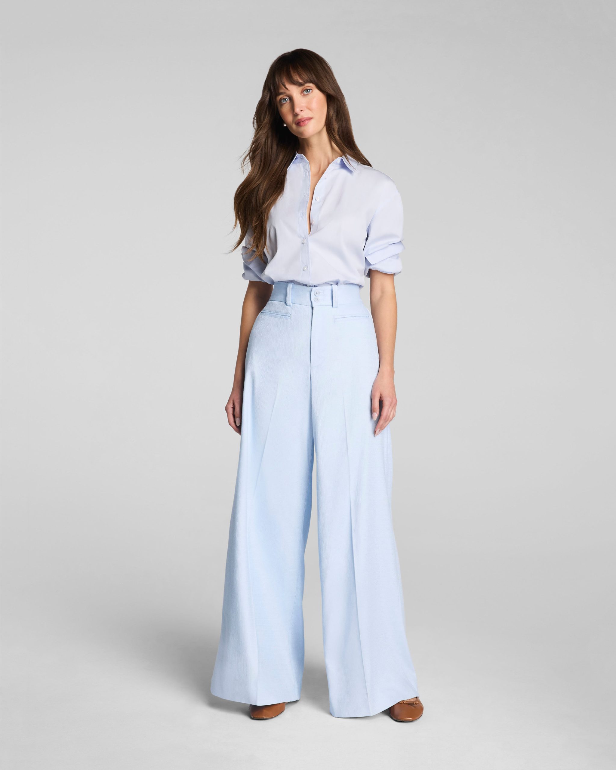 SPANX? EasyBreezy Cotton Linen Super Wide Leg Pant | Summit