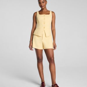SPANX? EasyBreezy Cotton Linen Short. 5 | Sunbeam