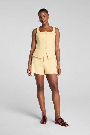 SPANX? EasyBreezy Cotton Linen Short. 5 | Sunbeam