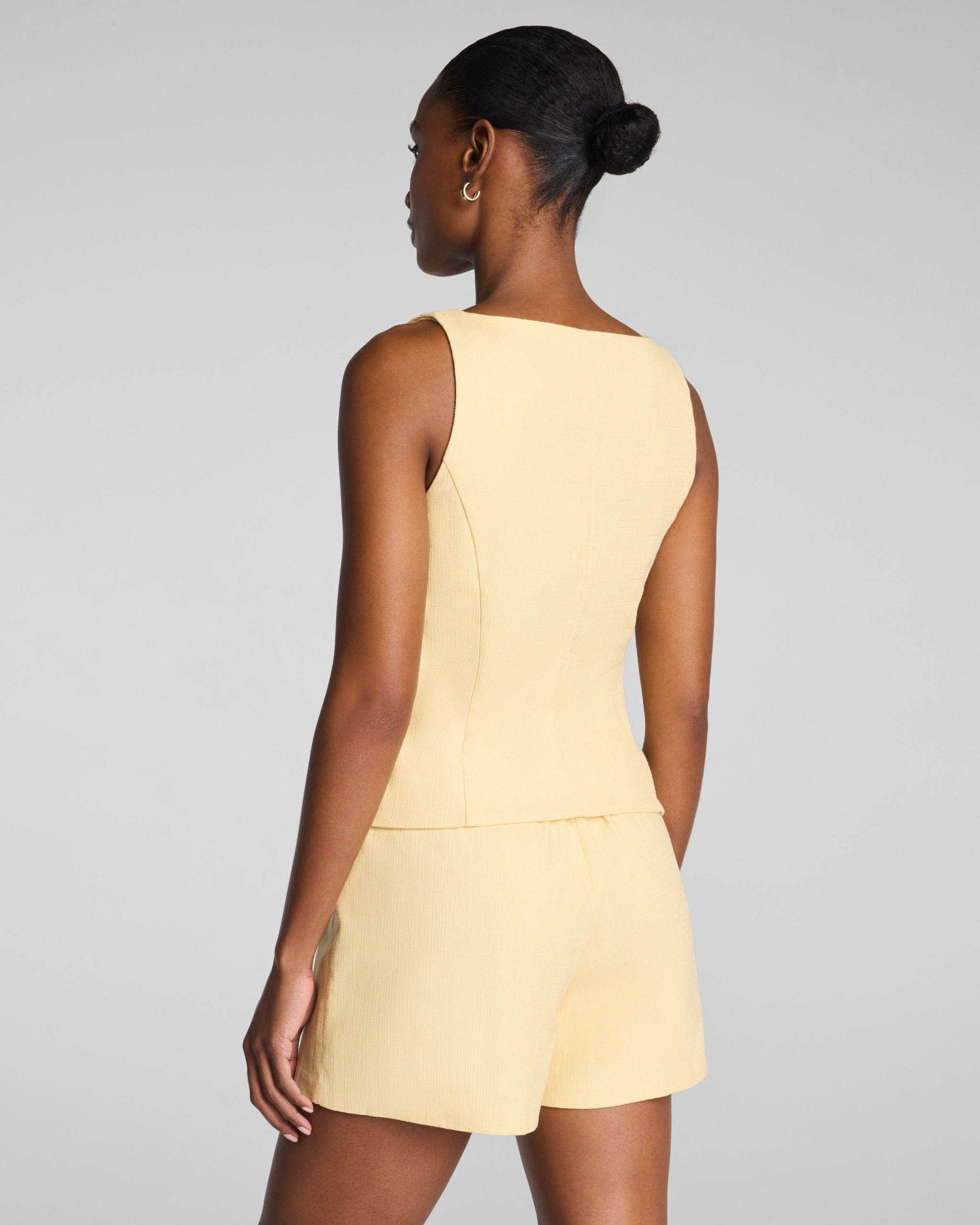 SPANX? EasyBreezy Cotton Linen Button-Down Vest | Sunbeam - Image 2