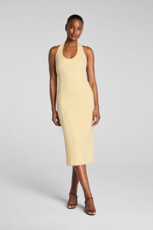 SPANXshape? Ponte Halter Midi Dress | Sunbeam