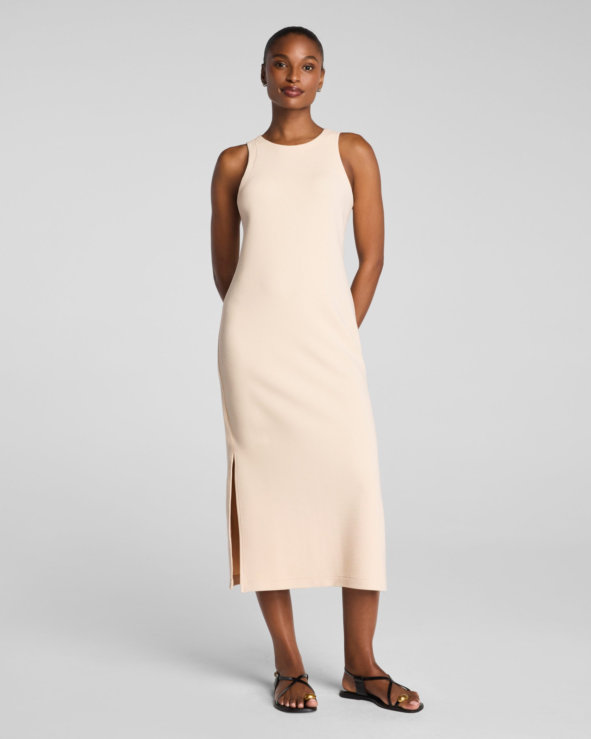 SPANX AirEssentials? French Rib Maxi Tank Dress | Toasted Coconut
