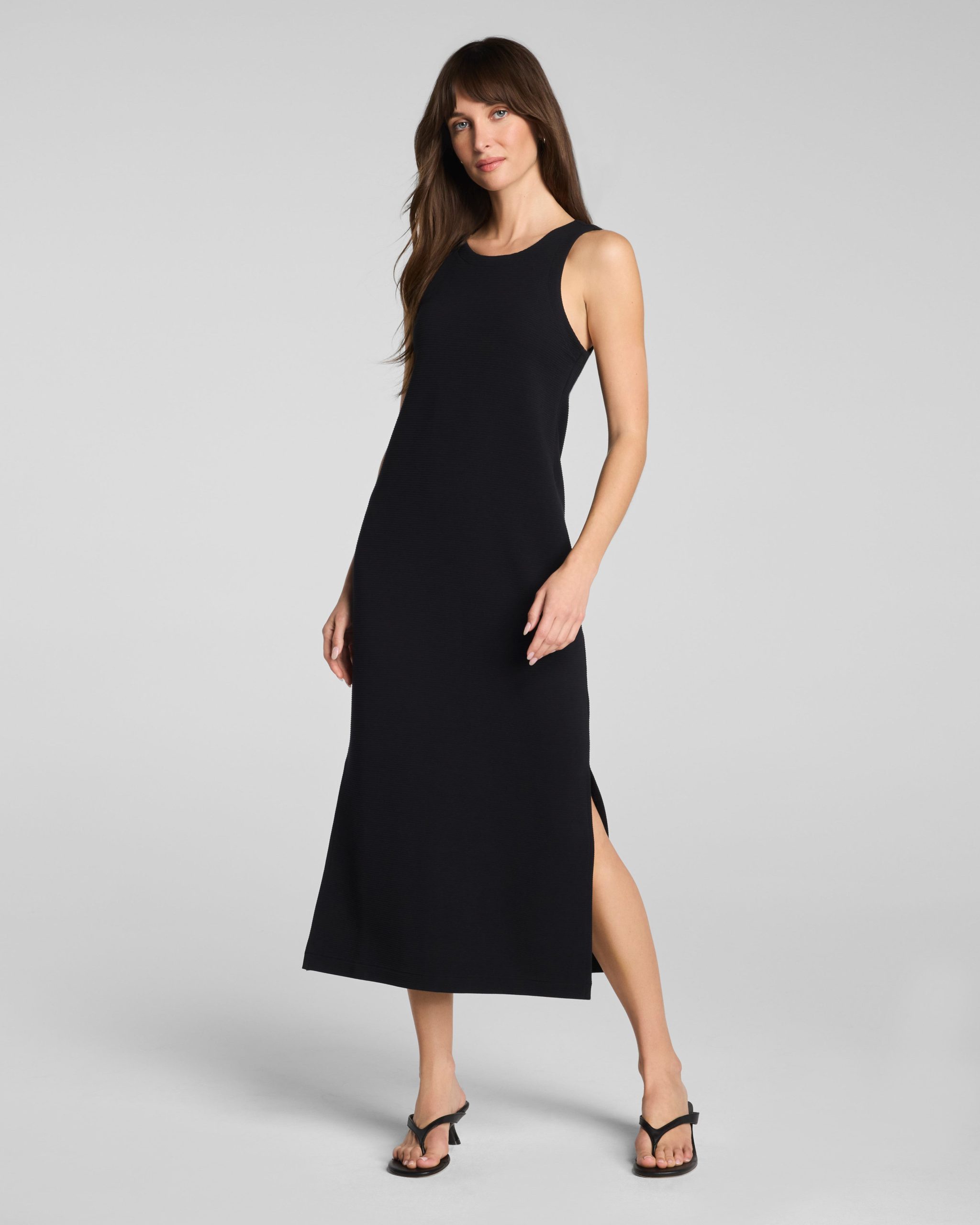 SPANX AirEssentials? French Rib Maxi Tank Dress | Very Black