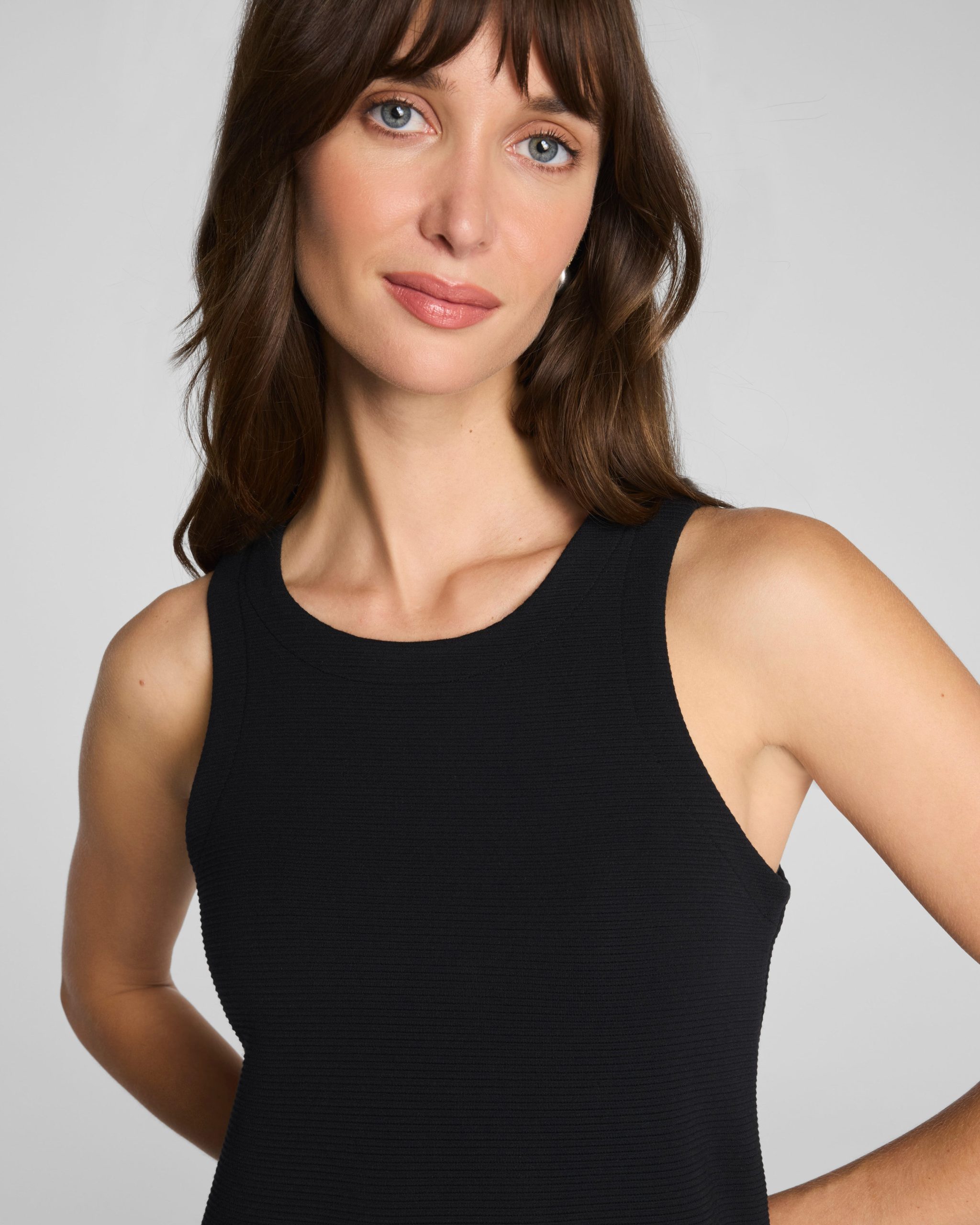 SPANX AirEssentials? French Rib Maxi Tank Dress | Very Black - Image 3