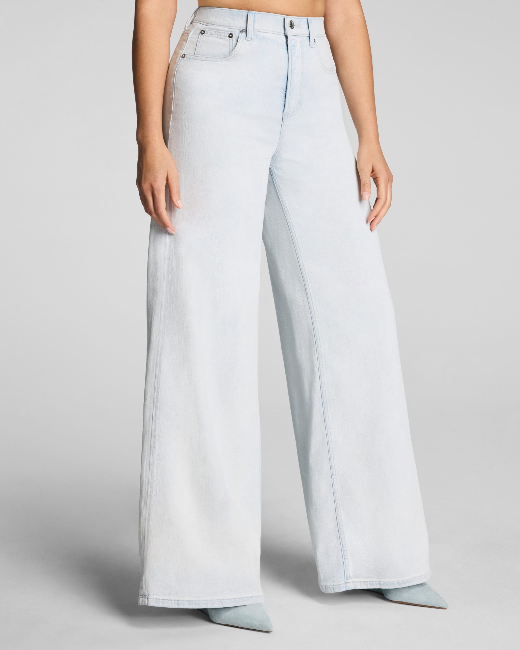 SPANXsupersmooth? Authentic 360 Lightweight Super Wide Leg Jeans | Sea Breeze - Image 2