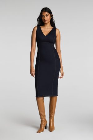 SPANX? Denim Midi Dress | Rinse