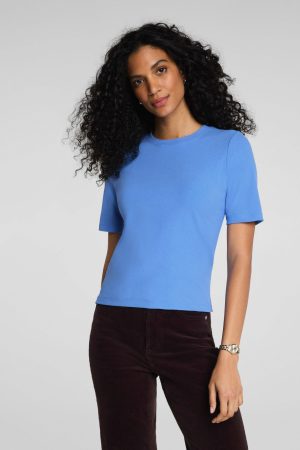 SPANX? Ribbed Knit Crewneck Tee | Aster