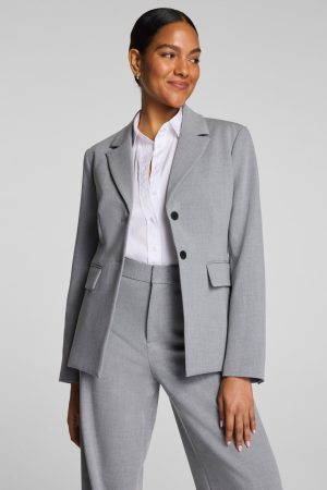 SPANX? WellSuited Tailored Blazer | Heather Grey