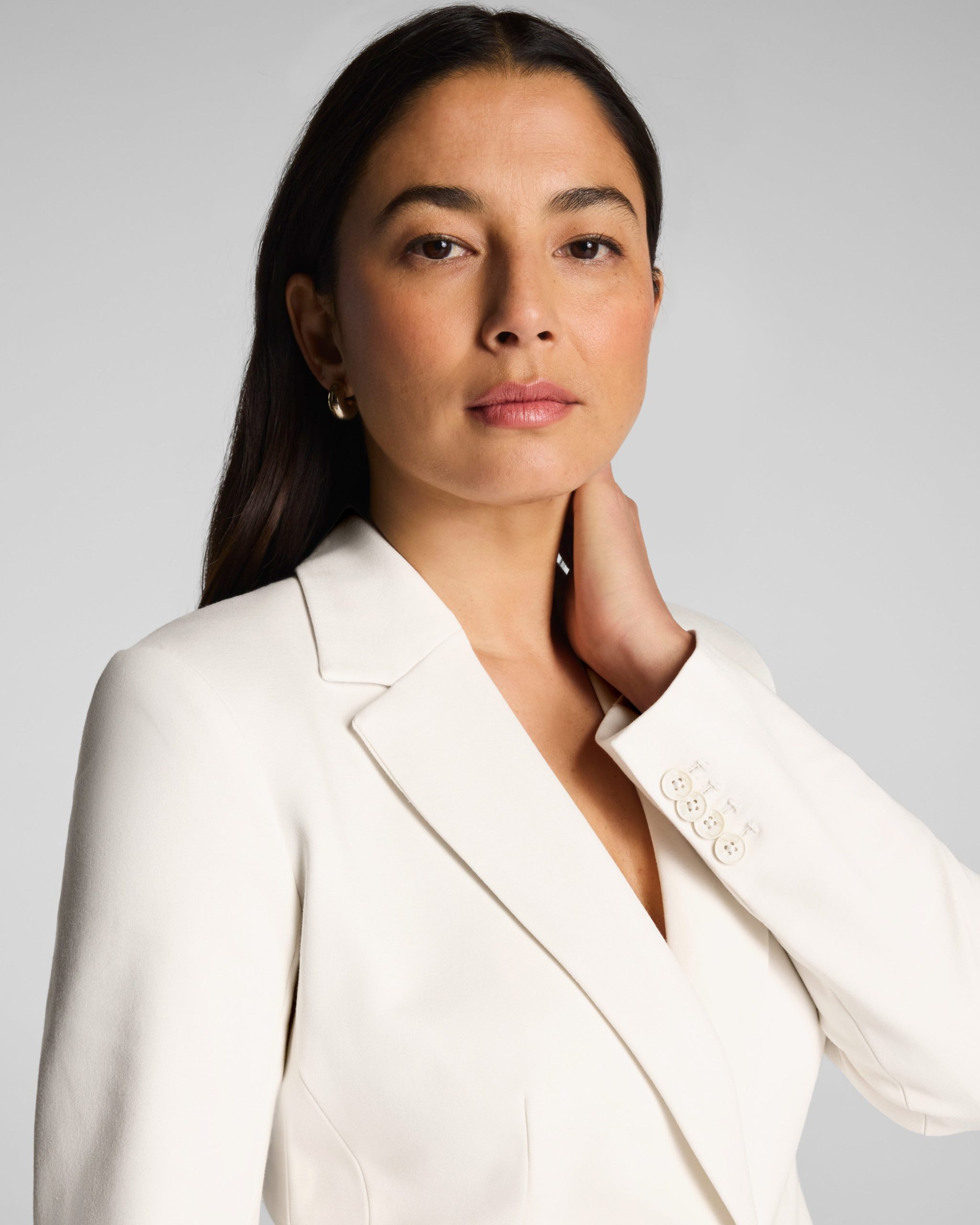 SPANX? Ponte Tailored Blazer | Ivory - Image 3