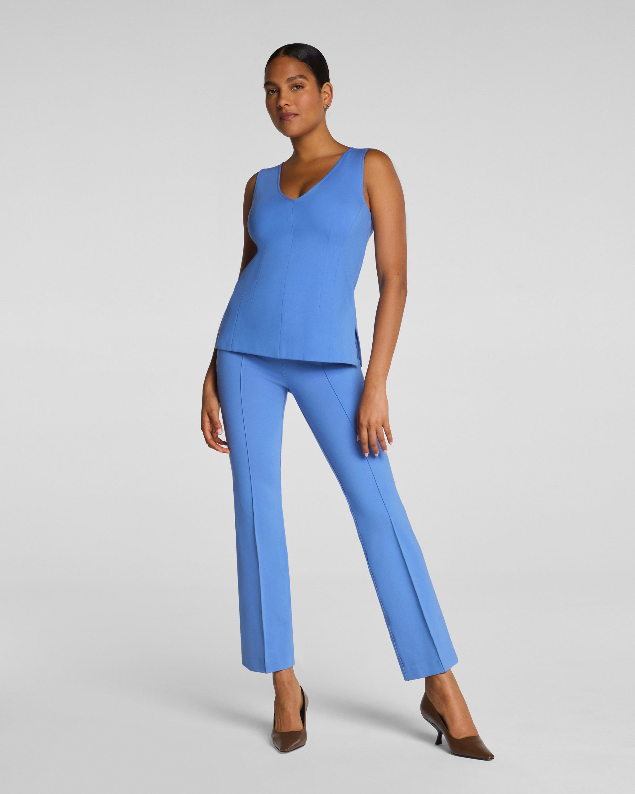 SPANXsupersmooth? PerfectFit Ponte Kick Flare Pant with Pintuck | Aster - Image 3