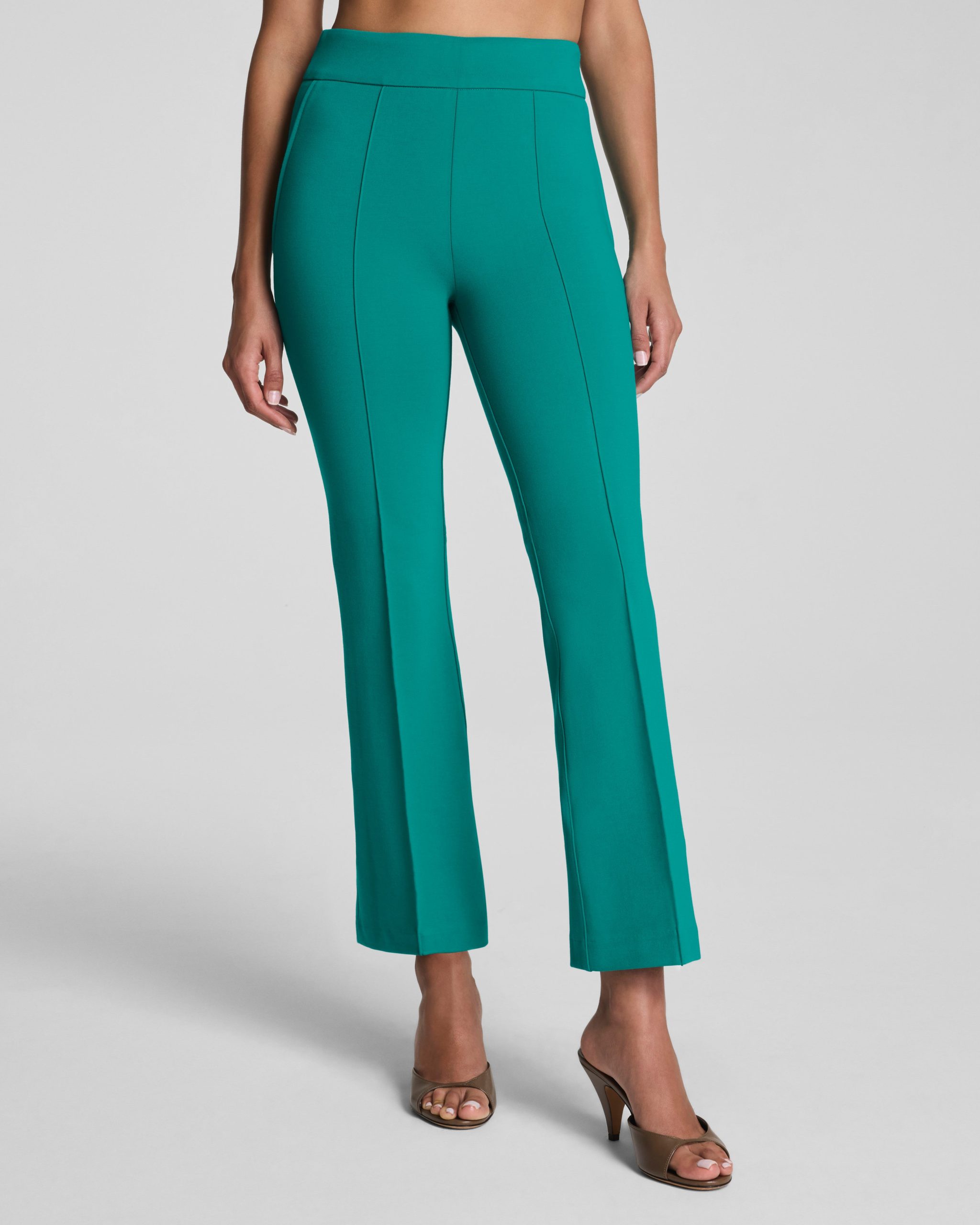 SPANXsupersmooth? PerfectFit Ponte Kick Flare Pant with Pintuck | Jade - Image 2