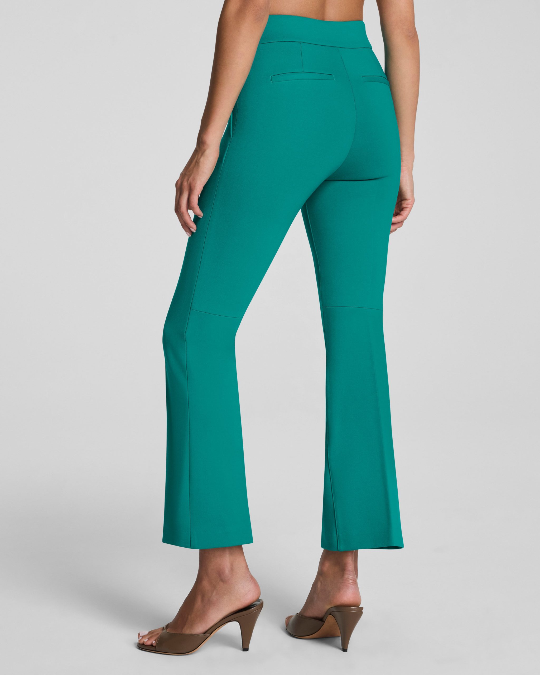 SPANXsupersmooth? PerfectFit Ponte Kick Flare Pant with Pintuck | Jade - Image 3