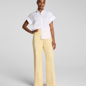 SPANXsupersmooth?  Stretch Twill Wide Leg Pant with Patch Pockets | Sunbeam
