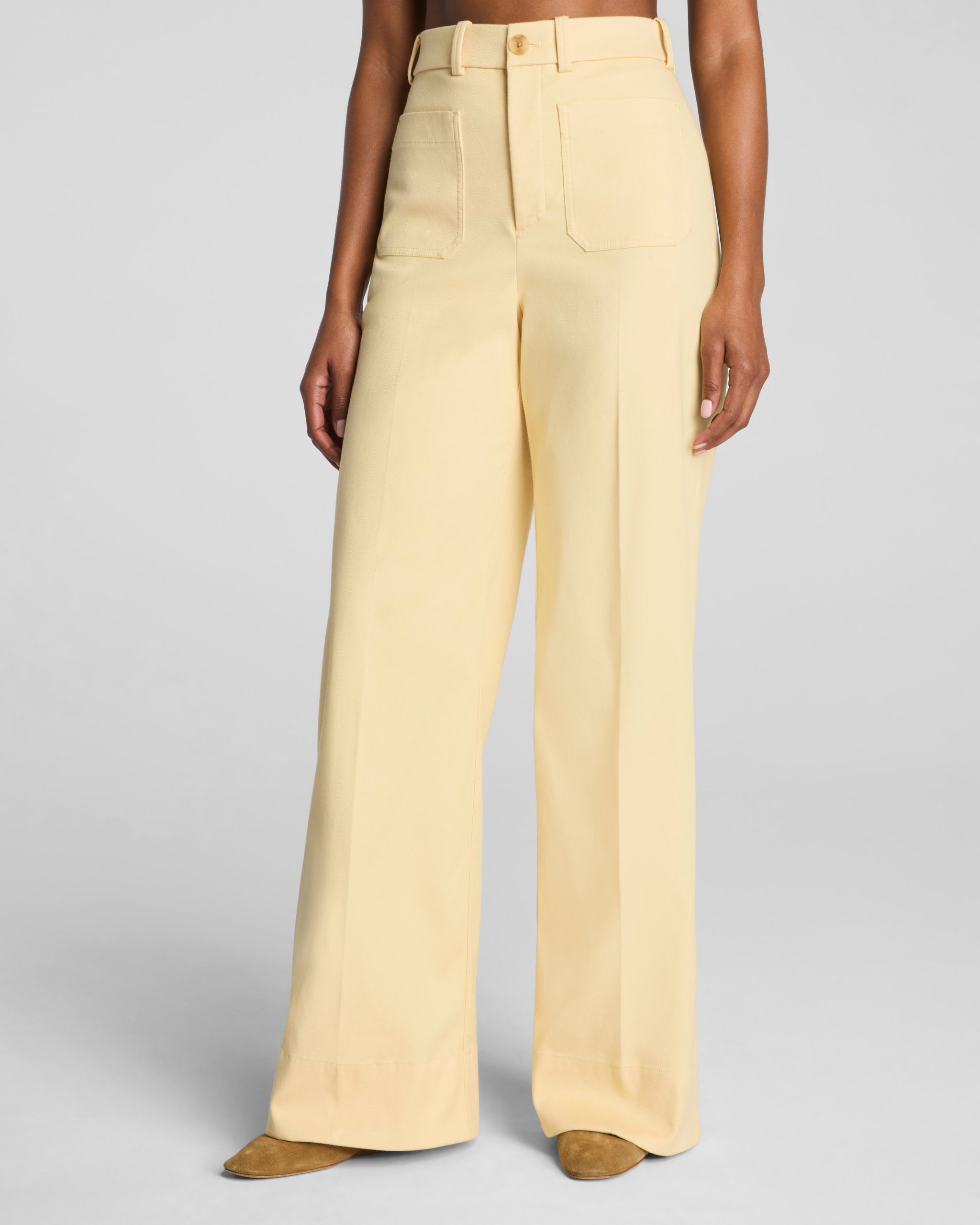 SPANXsupersmooth? Stretch Twill Wide Leg Pant with Patch Pockets | Sunbeam - Image 2
