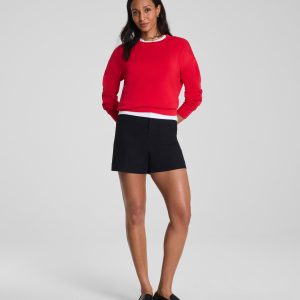SPANXsupersmooth?  Stretch Twill Short with Patch Pockets. 5 | Classic Black
