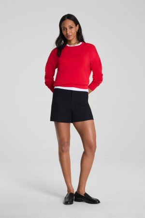 SPANXsupersmooth? Stretch Twill Short with Patch Pockets. 5 | Classic Black