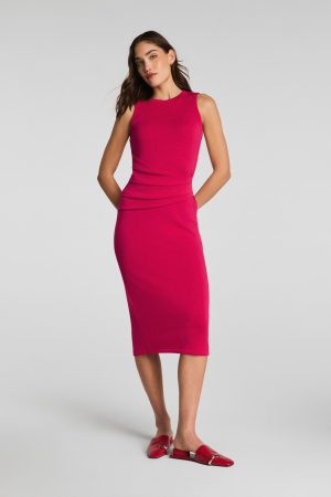 SPANX AirEssentials? Draped Tank Midi Dress | Fuchsia