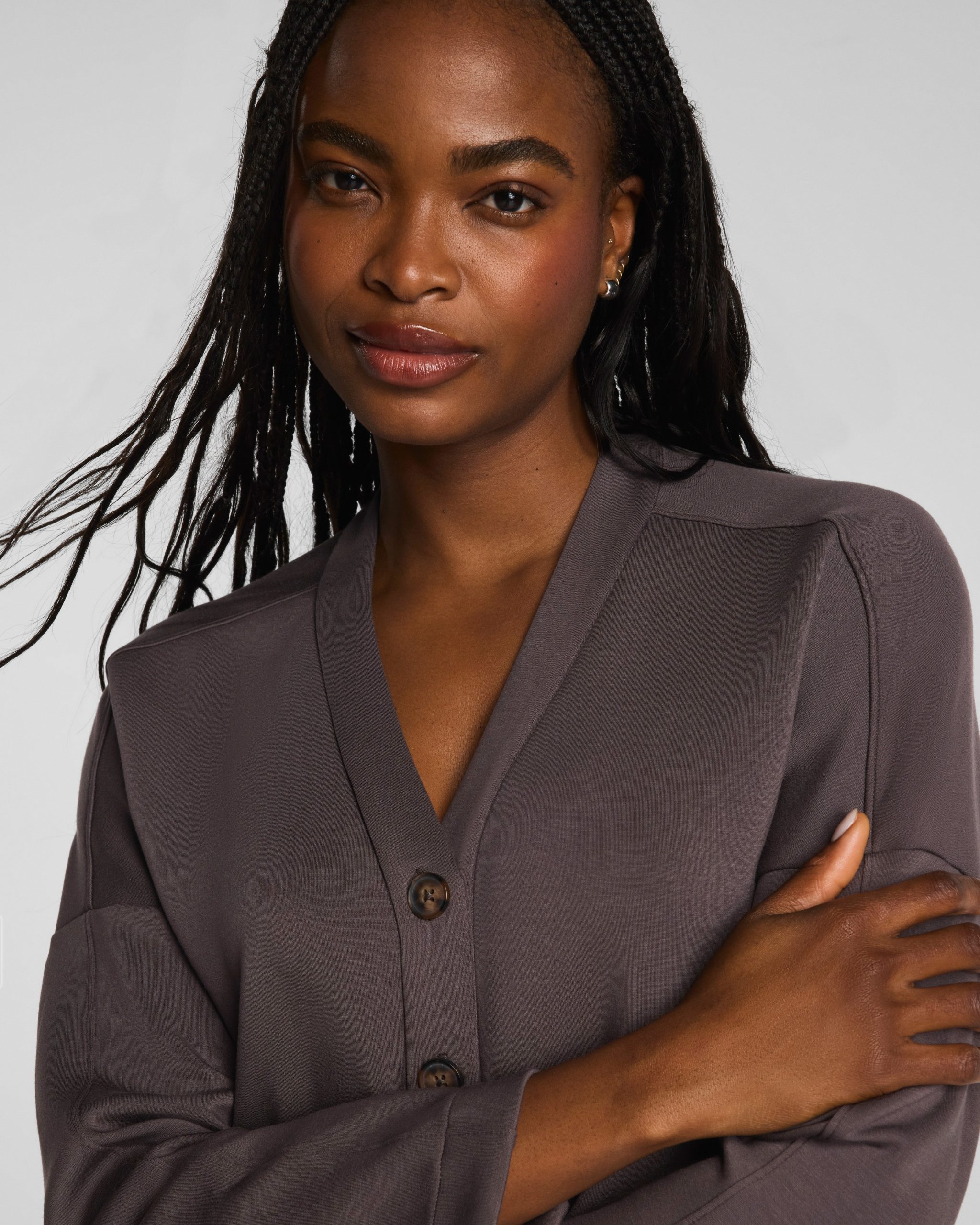 SPANX AirEssentials? Cardigan | Dark Cacao - Image 5