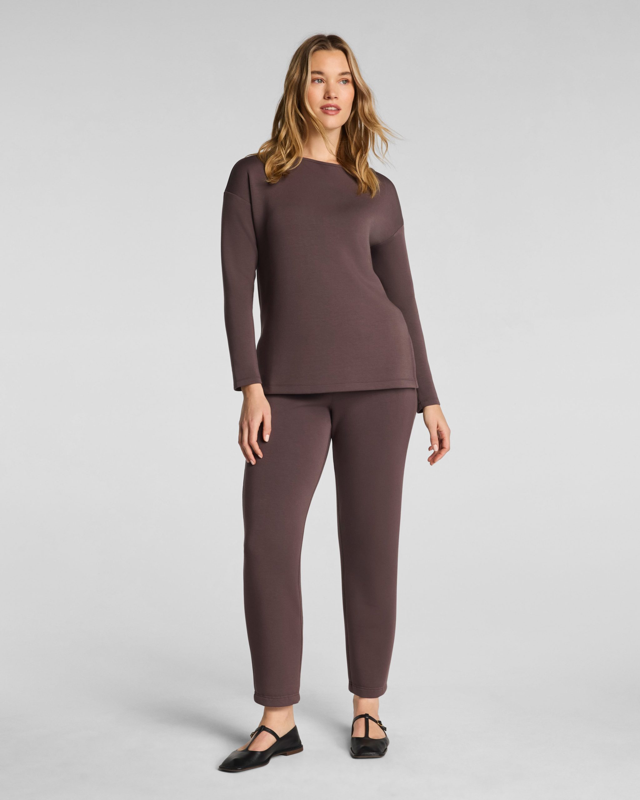 SPANX AirEssentials? Boatneck Tunic | Dark Cacao - Image 4