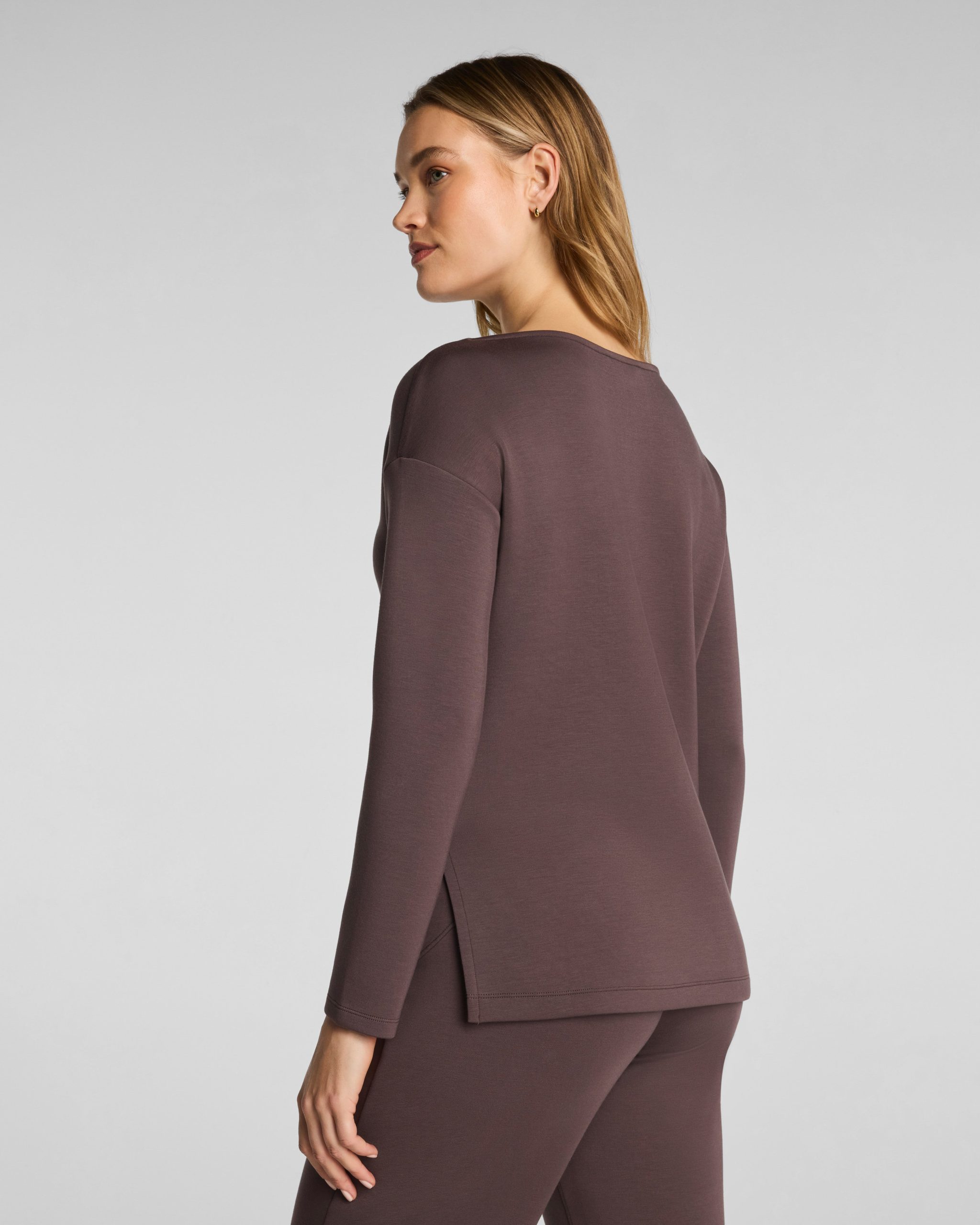 SPANX AirEssentials? Boatneck Tunic | Dark Cacao - Image 2