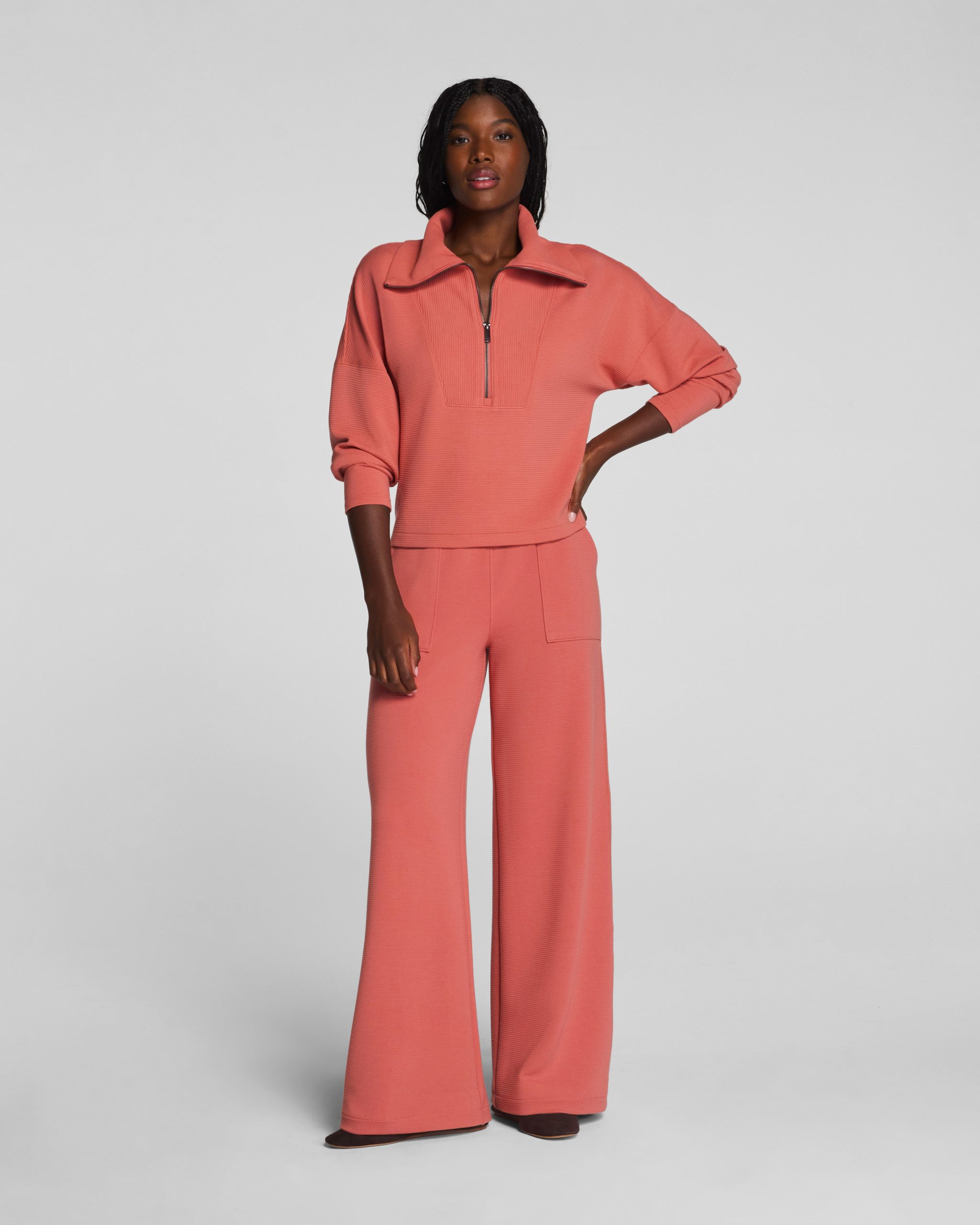 SPANX AirEssentials? French Rib Wide Leg Pant - Image 2