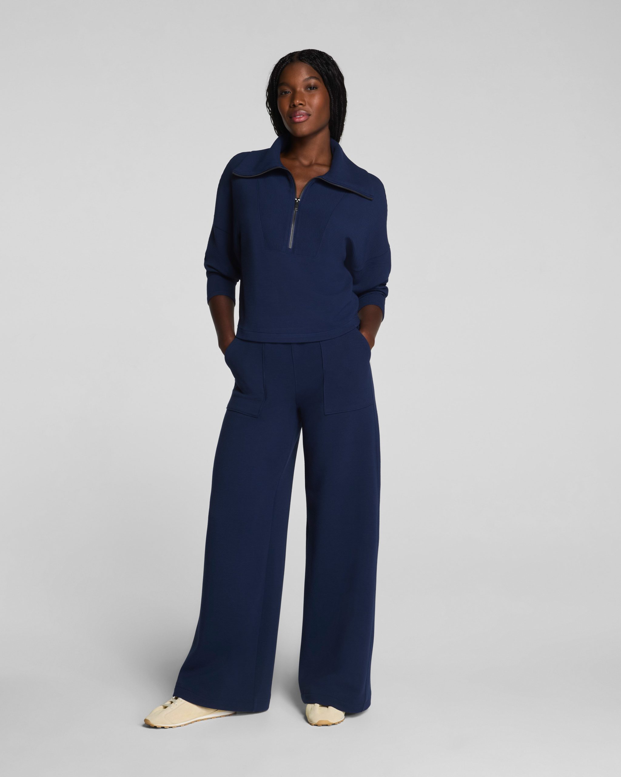 SPANX AirEssentials? French Rib Wide Leg Pant