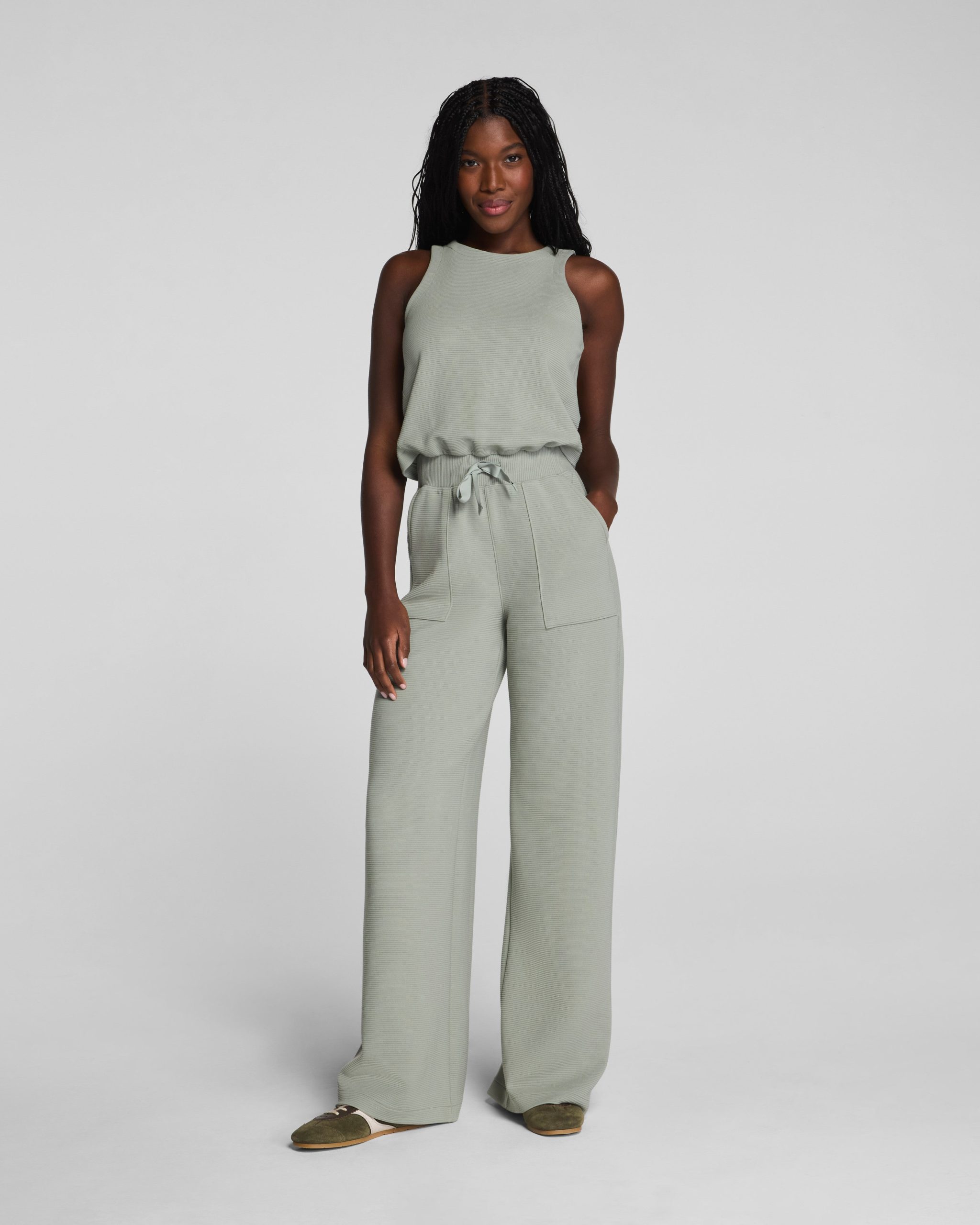 SPANX AirEssentials? French Rib Sleeveless Jumpsuit - Image 3