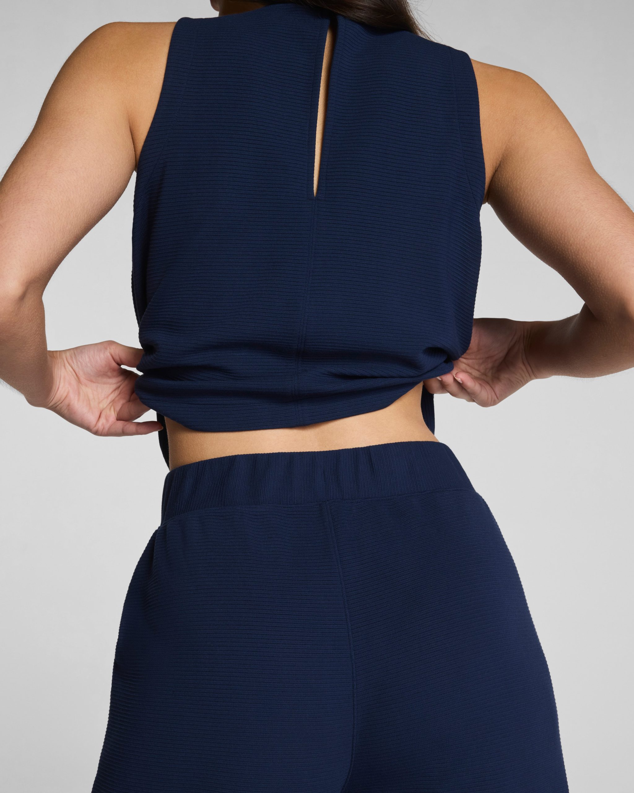 SPANX AirEssentials? French Rib Sleeveless Jumpsuit | Timeless Navy - Image 5