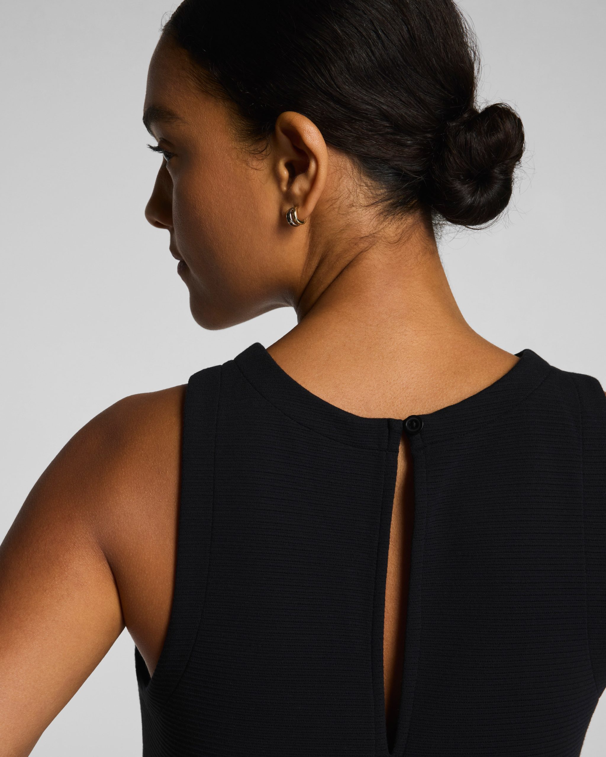 SPANX AirEssentials? French Rib Sleeveless Jumpsuit | Very Black - Image 4