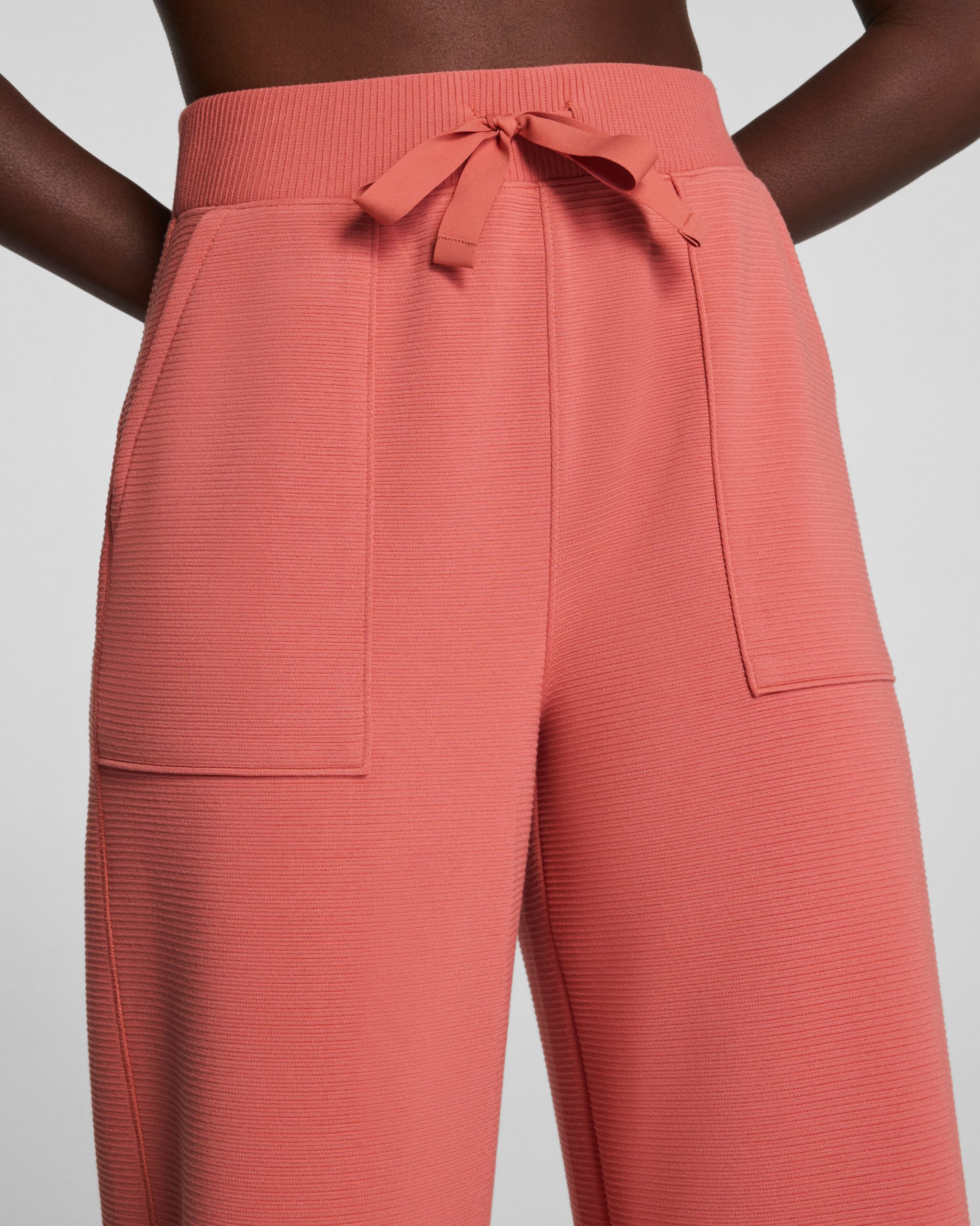 SPANX AirEssentials? French Rib Wide Leg Pant | Clay - Image 4