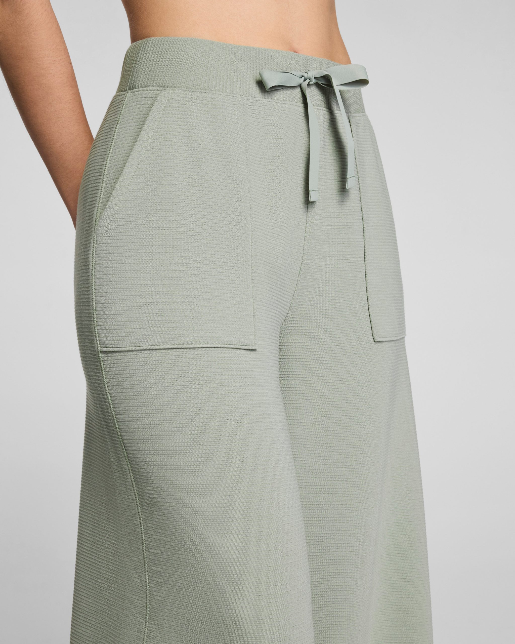 SPANX AirEssentials? French Rib Wide Leg Pant | Sage Brush - Image 5