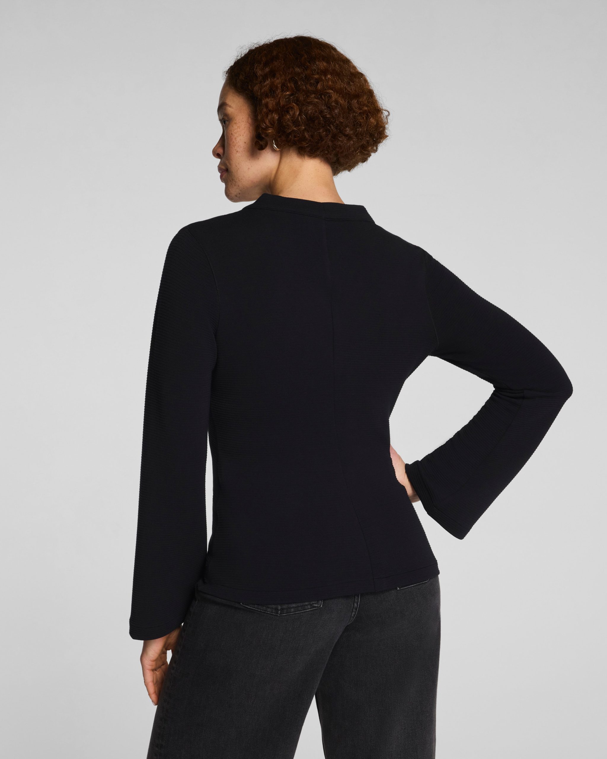 SPANX AirEssentials? French Rib Cardigan | Very Black - Image 5