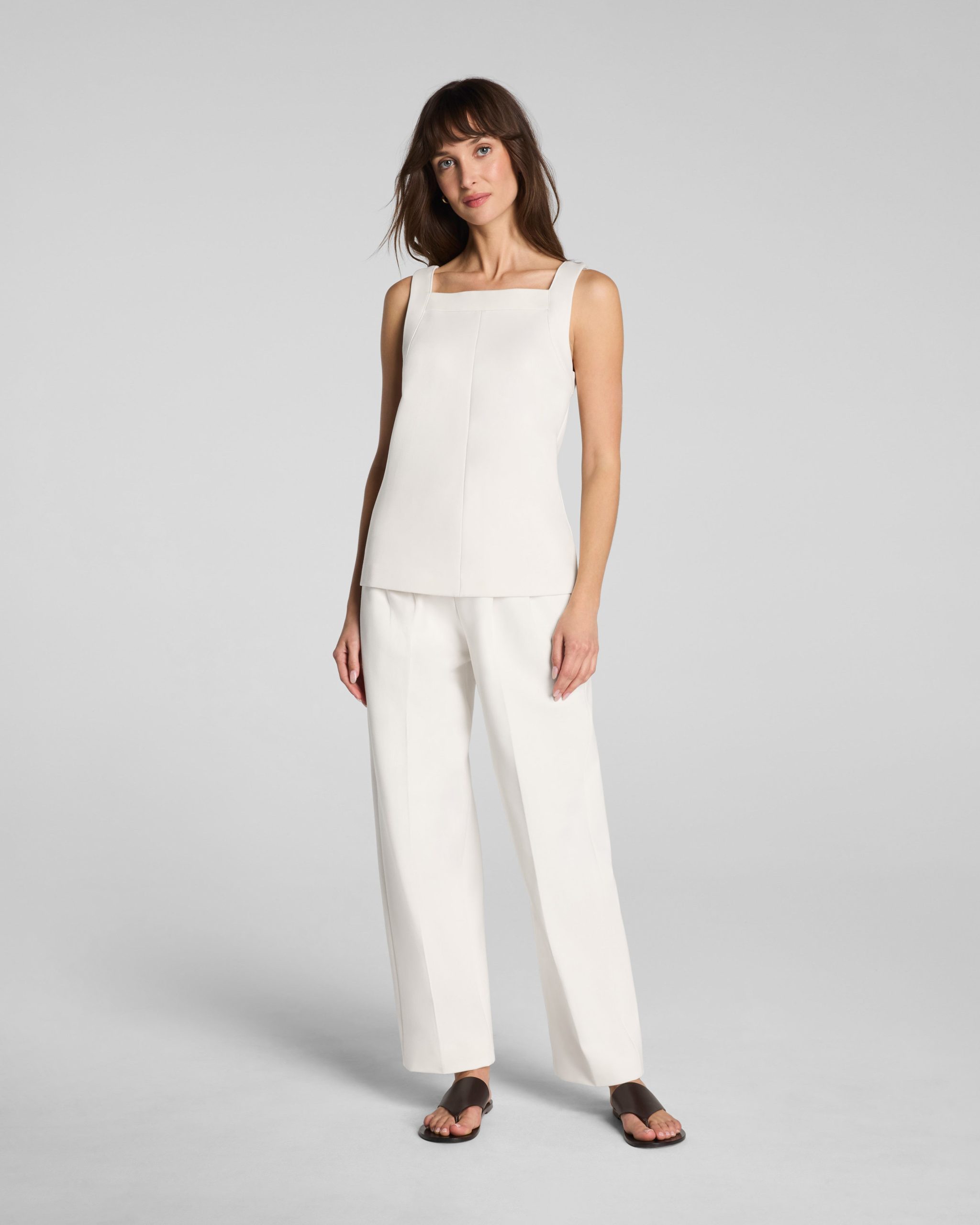 SPANX? Ponte Square Neck Tank | Ivory - Image 3