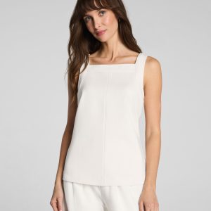 SPANX? Ponte Square Neck Tank | Ivory