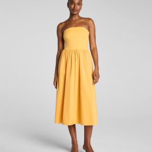 SPANXsmooth?  Jersey Strapless Midi Dress | Marigold