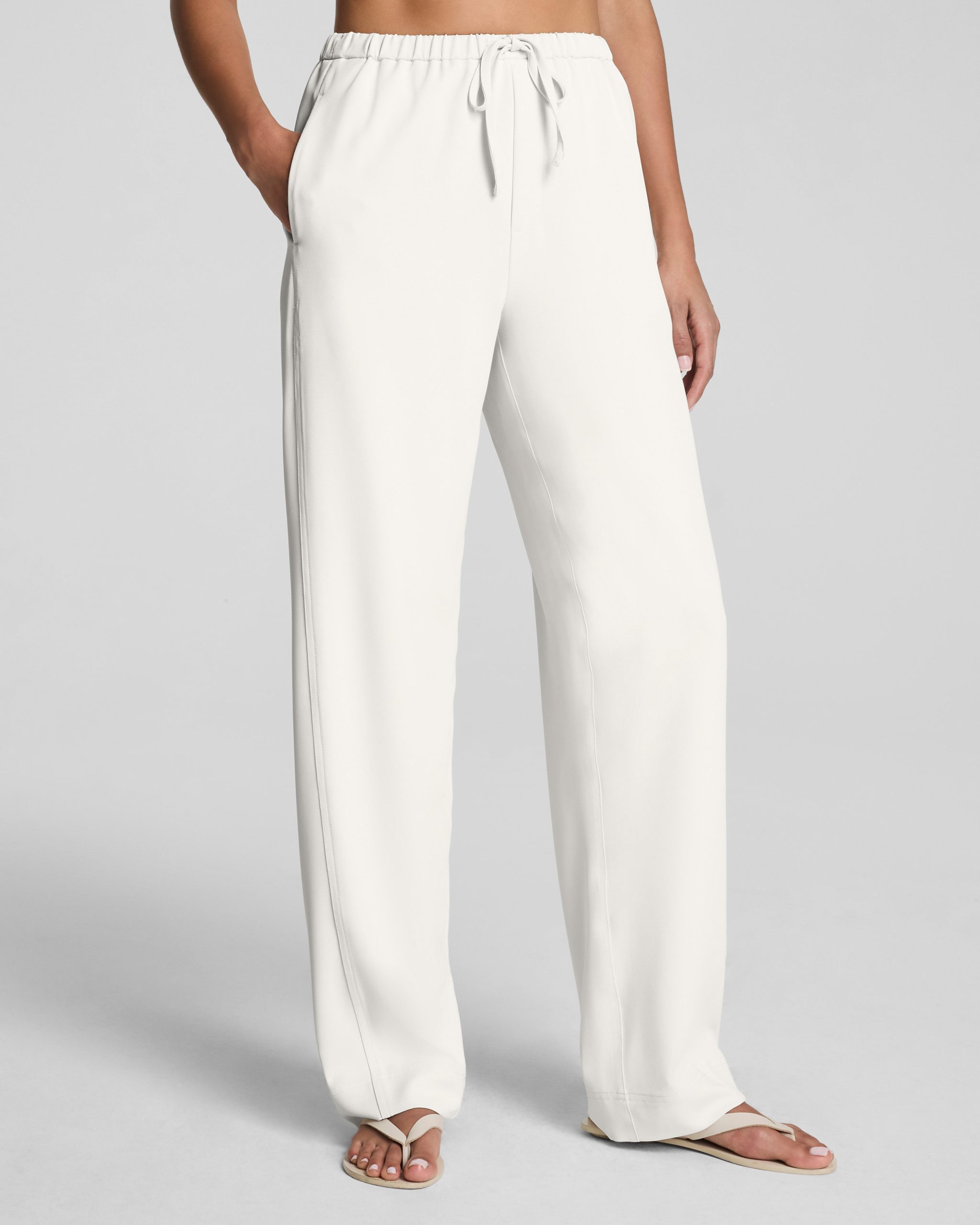 SPANX? CarryOn Straight Leg Pant | Ivory - Image 2