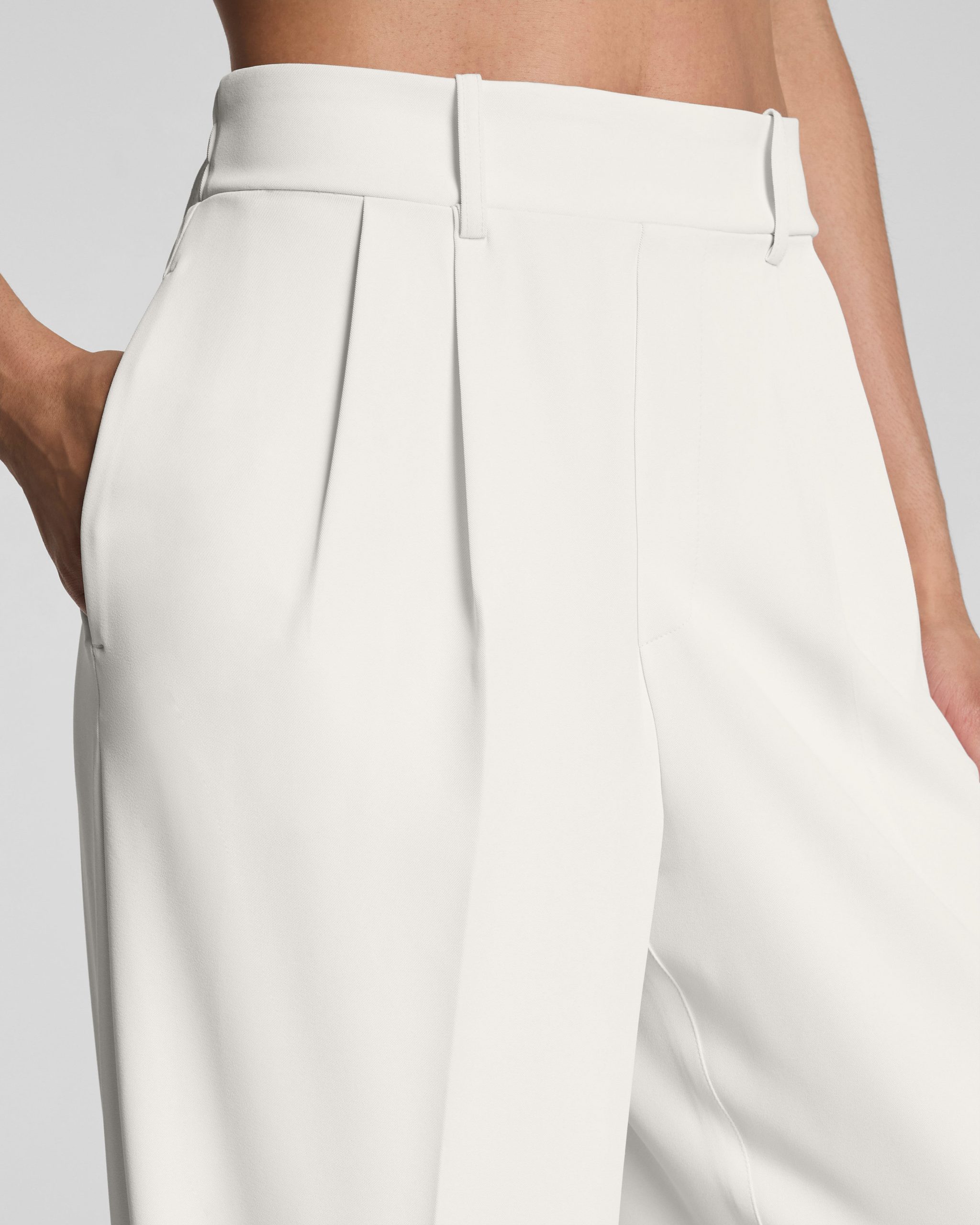 SPANX? CarryOn Pleated Wide Leg Pant | Ivory - Image 4