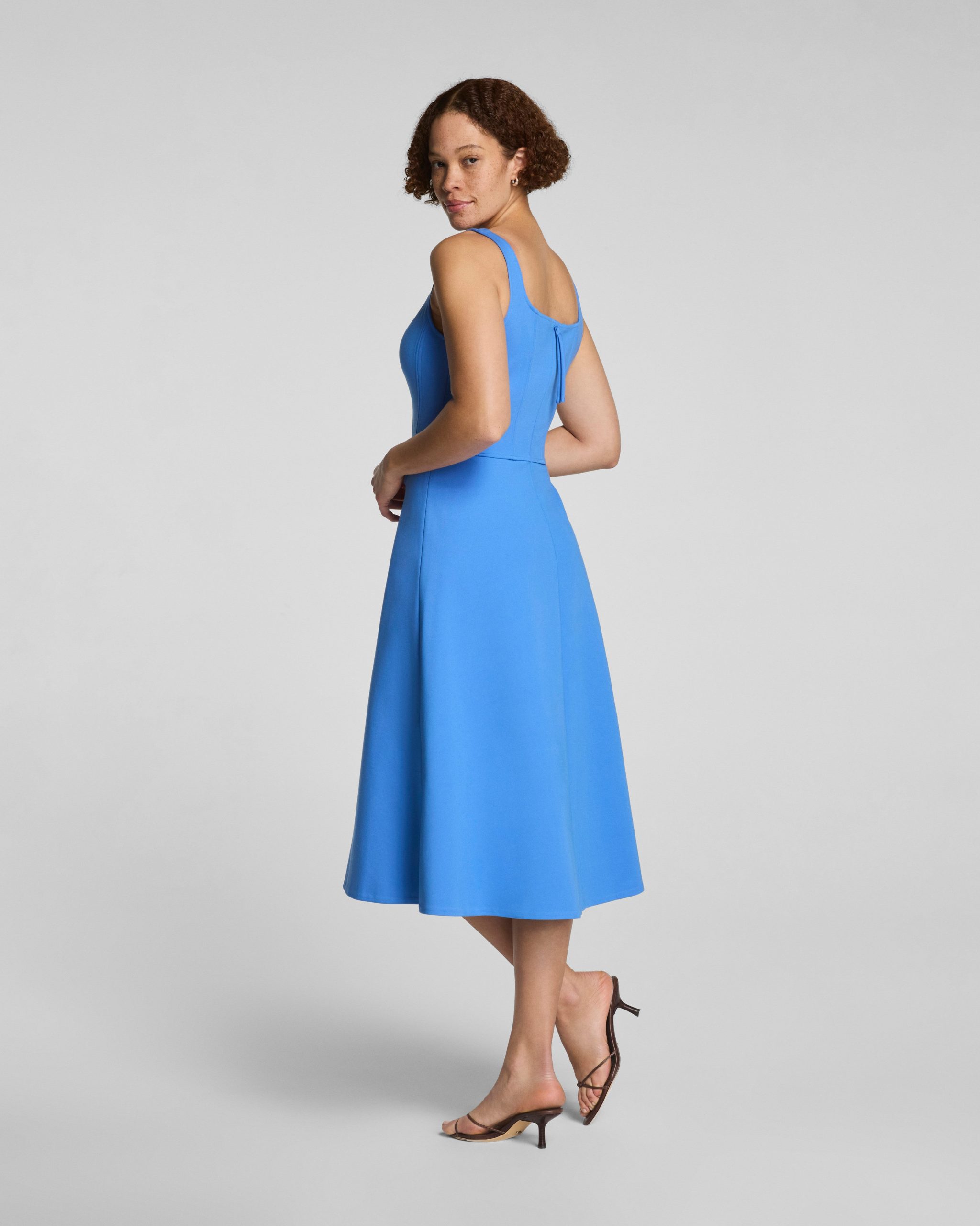 SPANXshape? Ponte Fit and Flare Midi Dress | Aster - Image 2